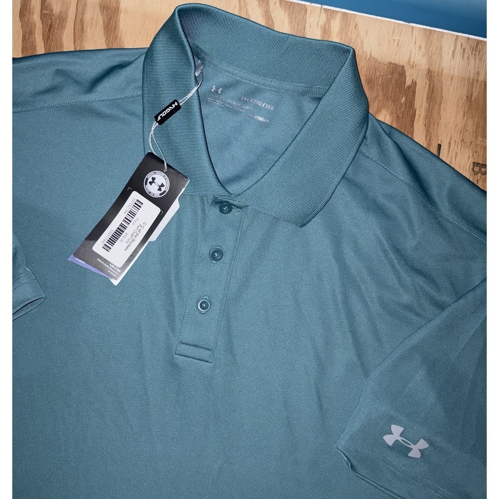 New Under Armour Golf Polo Country Club Of The Rockies XXL 2XL LooseFit Heatgear